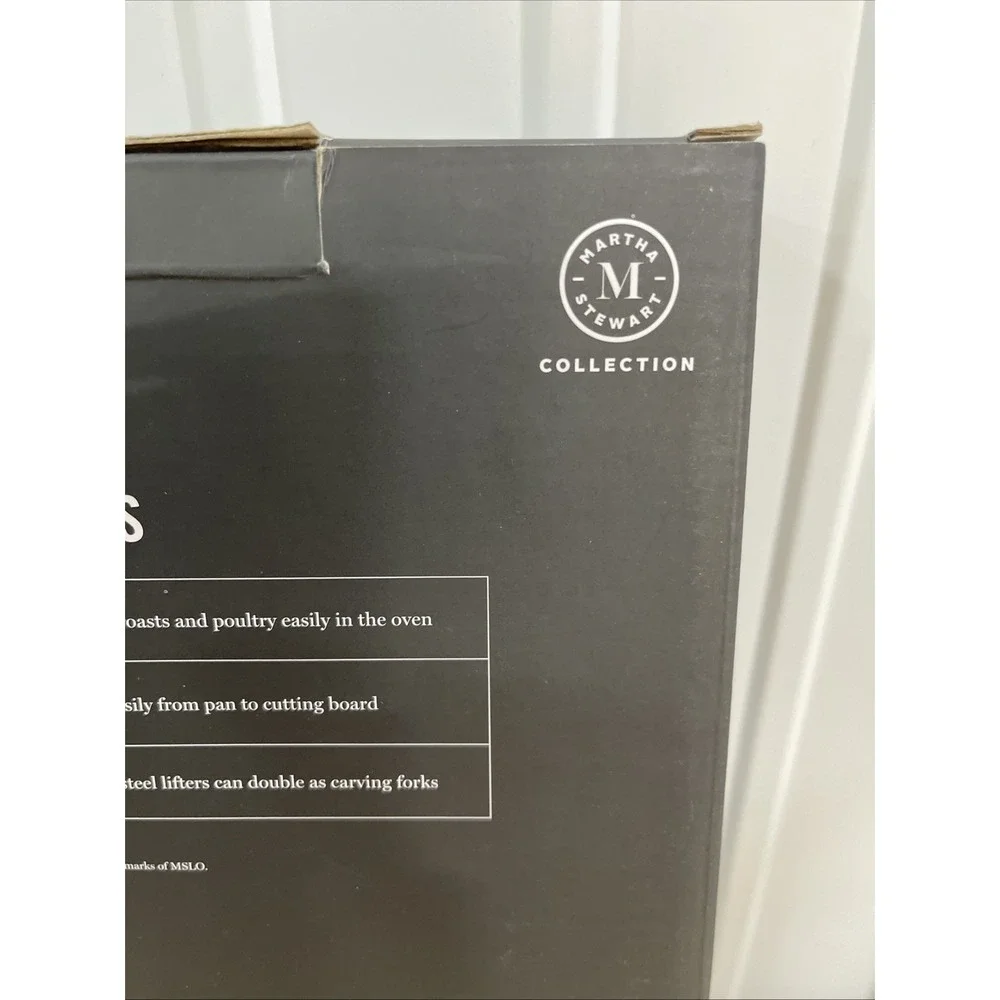 MARTHA STEWART TURKEY LIFTERS MEAT TURN/LIFT/CARVE Thanksgiving